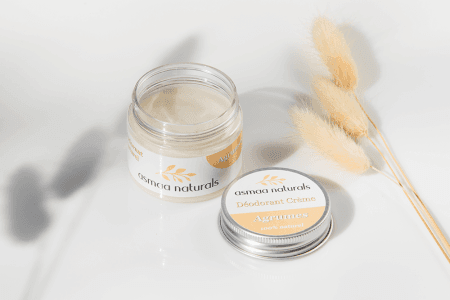 Déodorant crème AGRUMES au triple action protection, régulation, hydratation.