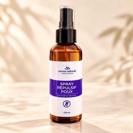 Spray anti poux Asmaa Naturals 120 ml aux huiles essentielles